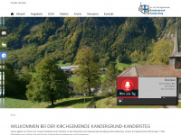kirche-kandergrund-kandersteg.ch Webseite Vorschau