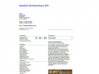 schuetzenhaus-wil.ch Webseite Vorschau