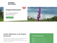 drogeriebeckenried.ch Webseite Vorschau