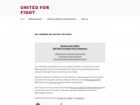 unitedforfight.org Webseite Vorschau