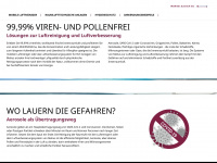 melius-lufttechnik.de Webseite Vorschau