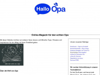 hallo-opa.de Webseite Vorschau