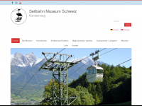 seilbahnmuseum.ch Webseite Vorschau