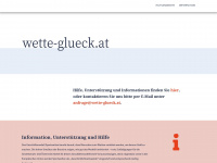 wette-glueck.at Webseite Vorschau
