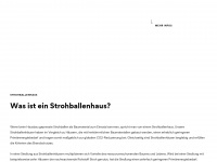 strohballensiedlung.de Webseite Vorschau