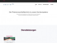 tecra.ch Webseite Vorschau