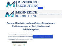 mennerich-recruiting.de Webseite Vorschau