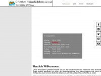 griether-hanselädchen.de Webseite Vorschau