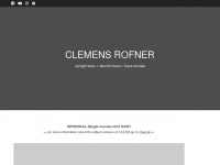 clemensrofner.com Webseite Vorschau