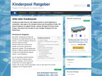 kinderpool.net Webseite Vorschau
