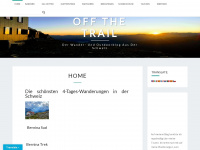 off-the-trail.de Webseite Vorschau