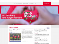 stop-hunger.org Webseite Vorschau