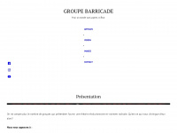 groupebarricade.com Webseite Vorschau