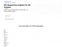 akupunkturvergleich.ch Webseite Vorschau
