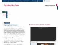 orgeltag-westfalen.de Webseite Vorschau