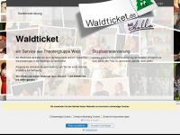waldticket.de Webseite Vorschau