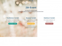 zb-event.de Webseite Vorschau