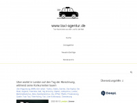 taxi-agentur.de Webseite Vorschau