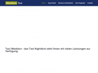 wetzikon-taxi.ch Webseite Vorschau