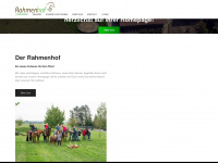 rahmenhof.de Webseite Vorschau