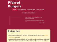 pfarreiburgeis.it Webseite Vorschau