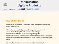 harriharri.com Webseite Vorschau