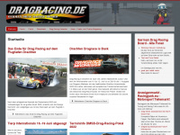 dragracing.info Webseite Vorschau