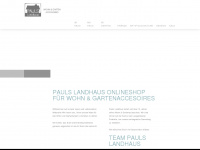 paulslandhaus.de Webseite Vorschau
