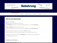 bekehrung.ch Webseite Vorschau