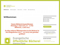 buecherei-hammsieg.de Webseite Vorschau