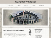 gasthof-tell.at Webseite Vorschau