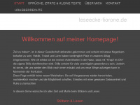 leseecke-fiorone.de Webseite Vorschau