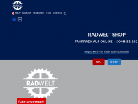 radwelt.shop Webseite Vorschau