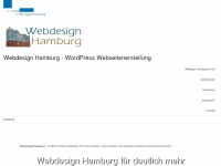 webdesign-hamburg.org Webseite Vorschau