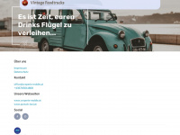 vintage-foodtrucks.at Webseite Vorschau