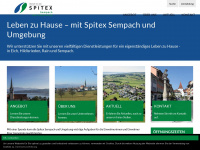 spitex-sempach.ch Webseite Vorschau