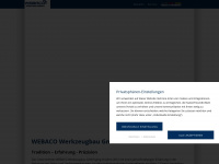 webaco-tooling.de Webseite Vorschau