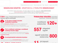 webaruhazkeszitesarak.hu Webseite Vorschau