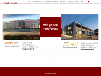 veltus.ch Webseite Vorschau