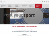 rentyoursport.at Webseite Vorschau