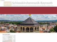 schlosskirchenmusik-bayreuth.de Webseite Vorschau