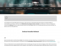 drohnen-lexikon.de Webseite Vorschau