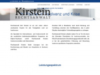 kirstein-rae.de Webseite Vorschau