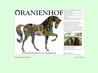 oranienhof.net Webseite Vorschau
