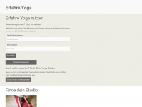 erfahre-yoga.de Webseite Vorschau
