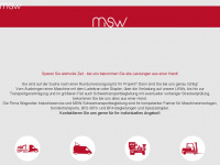 msw-logistik.de Webseite Vorschau