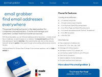 email-grabber.com Webseite Vorschau
