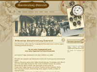 ahnenforschung-oesterreich.at Webseite Vorschau