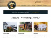 alb-sauna.de Webseite Vorschau