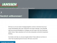 janssen-bau.de Webseite Vorschau